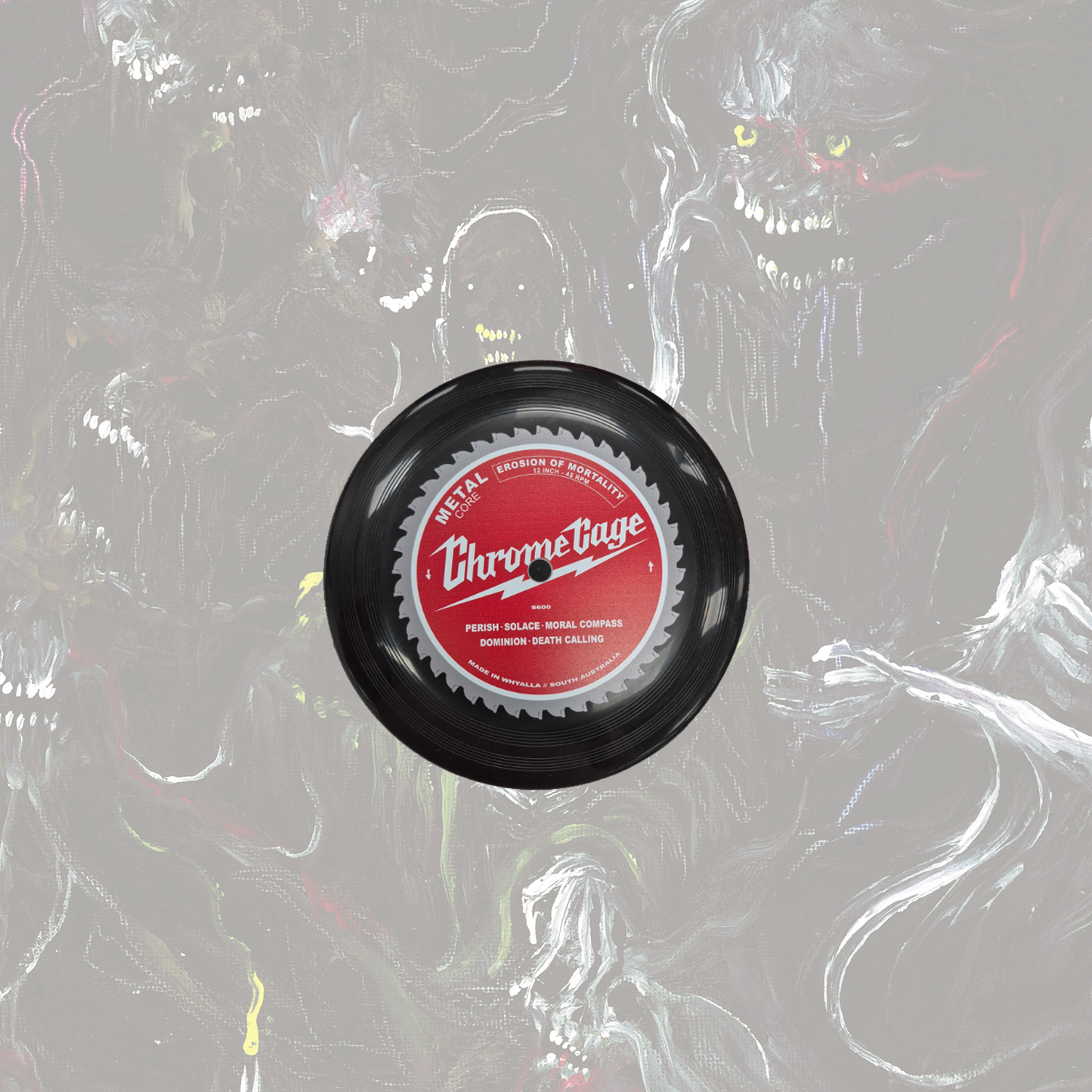 CHROME CAGE - 9” FRISBEE
