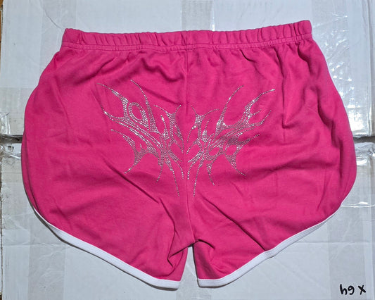VOLATILE WAYS - RHINESTONE BOOTY SHORTS