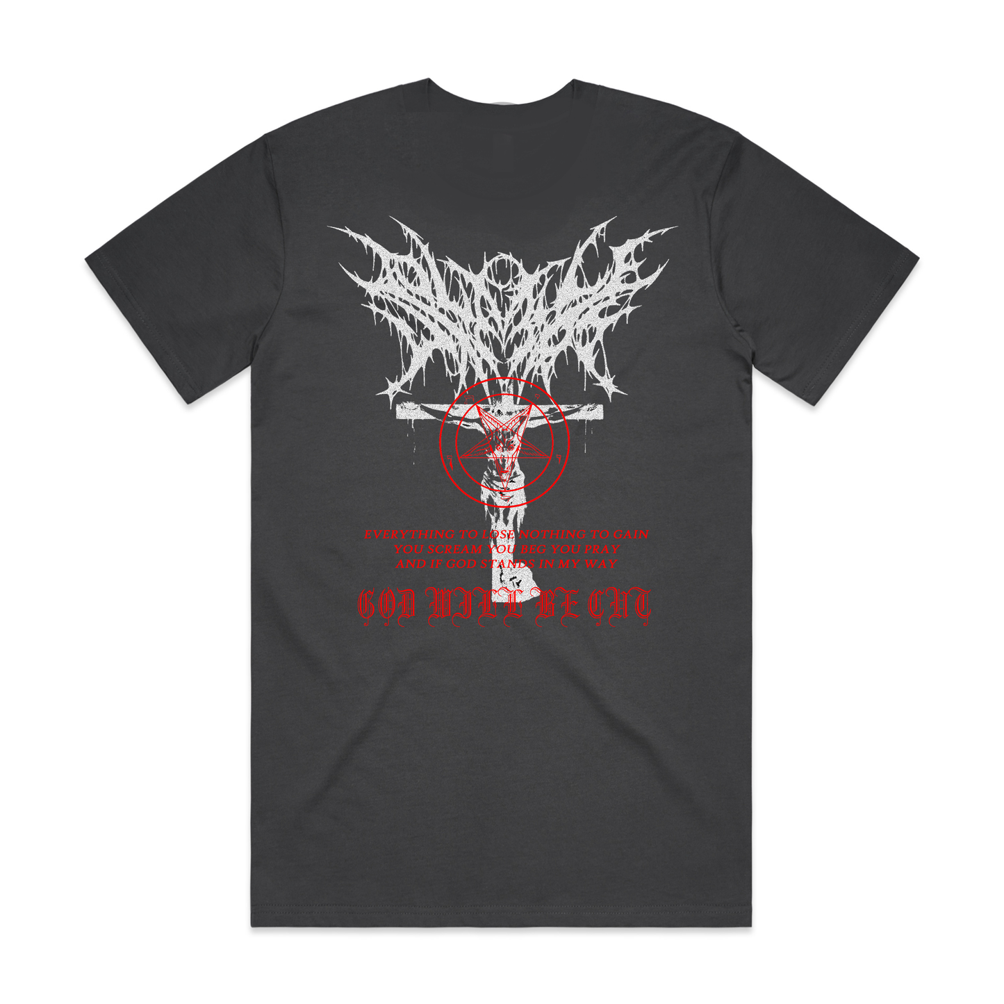 VOLATILE WAYS - GOD WILL BE CUT TEE