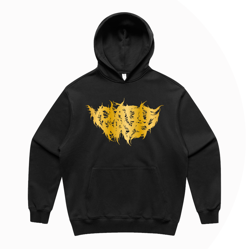 VOLATILE WAYS - GOLD FOIL HOODIE