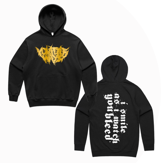VOLATILE WAYS - GOLD FOIL HOODIE