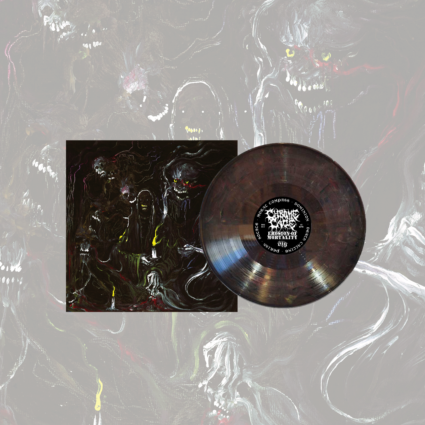 CHROME CAGE - EROSION OF MORTALITY 12” EP – BEREAVE IN GOD RECORDS